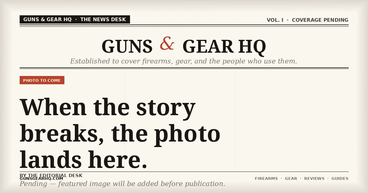 Firearms Industry Roundup — Apr 04–Apr 11, 2026