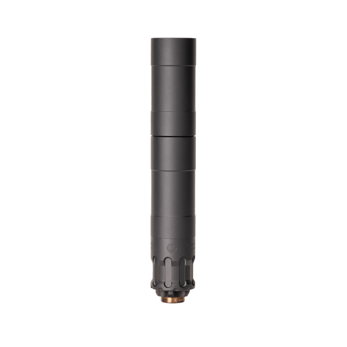 Rugged Obsidian 9 9mm suppressor on a white background
