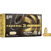 Federal Premium Gold Medal Match 45 ACP Ammo 230 Grain Full Metal Jacket Box of 50 deal