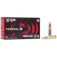 Federal American Eagle Rifle Ammunition 7.62x39 124 gr FMJ 2350 fps 20/ct deal
