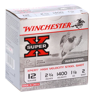 Winchester Super-X Xpert HV 12 Gauge Ammo 2-3/4" 1-1/8 oz. #2 Non-Toxic Steel Shot 250 Rounds deal