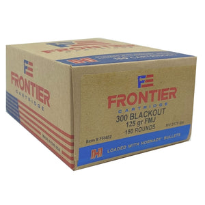 Hornady Frontier 300 Blackout Ammo 125 Grain Full Metal Jacket  150 Rounds - FR402 deal