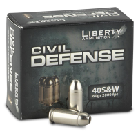 Liberty Civil Defense .40 S&W HP 60 Grain 20 Rounds deal
